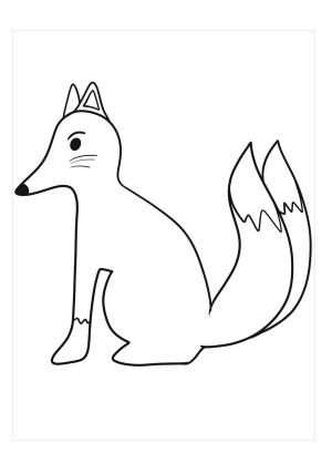 Kitsune boyama sayfası,  coloring page, Kitsune Eğlenceli, 