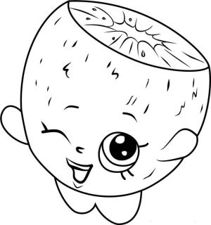 Kivi boyama sayfası,  coloring page, Pee Wee Kivi Dükkânları Gülümseyerek, 