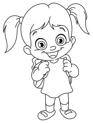 Kız Bebek boyama sayfası,  coloring page, Harika Kız Bebek, 