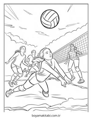 Kız boyama sayfası – eğlenceli etkinlik, el becerilerini geliştirir