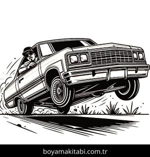 Klasik Arabalar boyama sayfası,  coloring page, , 