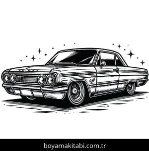 Klasik Arabalar boyama sayfası,  coloring page, , 