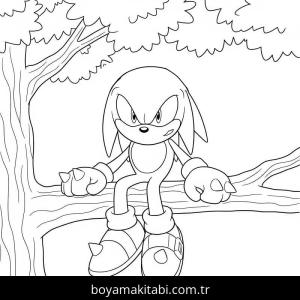 Knuckles Boyama Sayfaları