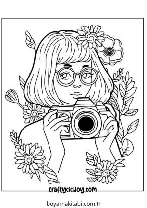 Kolay boyama sayfası – çocuk aktivitesi, PDF indir