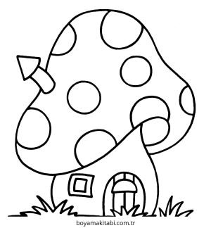 Kolay boyama sayfası – sevimli karakter, sanatsal çalışma