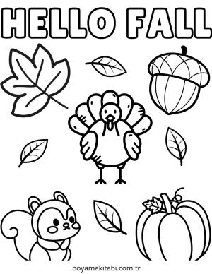 Kolay boyama sayfası – basit çizim, kolay boyama