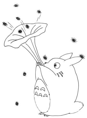 Komşum Totoro boyama sayfası,  coloring page, Totoro 1, 