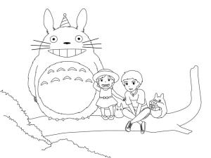 Komşum Totoro boyama sayfası,  coloring page, Komşum Totoro, 