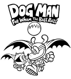 Köpek Adam boyama sayfası,  coloring page, Köpek Adam 4, 