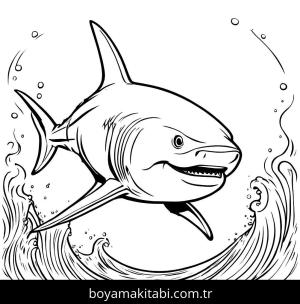 Köpek Balığı boyama sayfası,  coloring page, , 