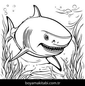 Köpek Balığı boyama sayfası,  coloring page, , 