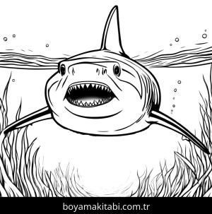 Köpek Balığı boyama sayfası,  coloring page, , 