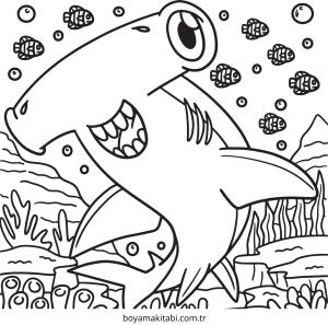 Köpek Balığı Boyama