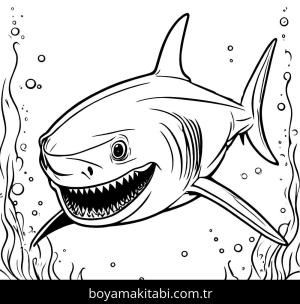 Köpek Balığı boyama sayfası,  coloring page, , 
