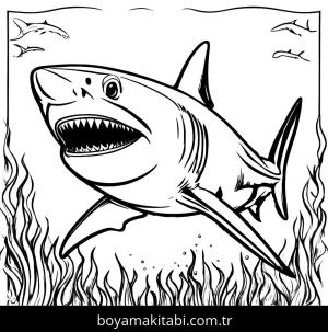 Köpek Balığı boyama sayfası,  coloring page, , 