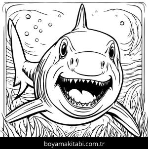 Köpek Balığı boyama sayfası,  coloring page, , 