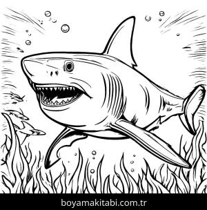 Köpek Balığı boyama sayfası,  coloring page, , 