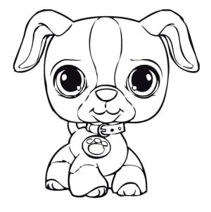 Köpek Yavrusu boyama sayfası,  coloring page, Sevimli köpek Yavrusu, 