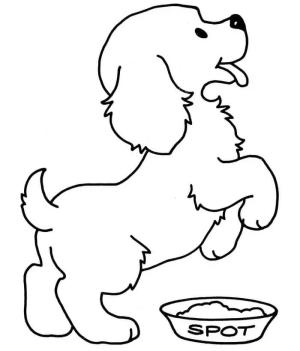 Köpek Yavrusu boyama sayfası,  coloring page, Müthiş Köpek Yavrusu, 