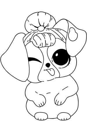 Köpek Yavrusu boyama sayfası,  coloring page, Normal köpek Yavrusu, 