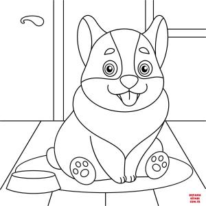 Köpek boyama sayfası, Dog coloring page, , dogs cute dog 