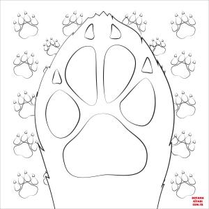 Köpek boyama sayfası, Dog coloring page, , dogs dog paw 