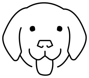 Köpek boyama sayfası, Dog coloring page, , dogs dog face emoji 