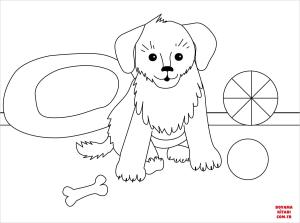 Köpek boyama sayfası, Dog coloring page, , dogs puppy 