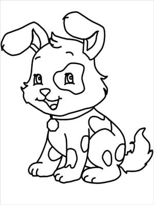 Köpek boyama sayfası, Dog coloring page, Sevimli Köpek, 