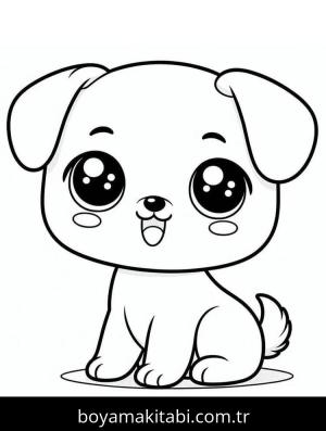Köpek boyama sayfası – ücretsiz yazdır, boyama etkinliği