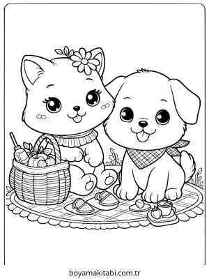 Köpek boyama sayfası – yaratıcılığı geliştirir, keyifli zaman