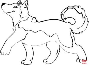 Köpek boyama sayfası, Dog coloring page, , dogs friendly husky 