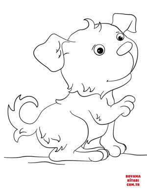 Köpek boyama sayfası, Dog coloring page, , dogs lovely puppy 