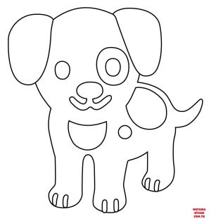 Köpek boyama sayfası, Dog coloring page, , dogs dog emoji 