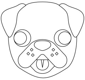 Köpek boyama sayfası, Dog coloring page, , dogs dog face 