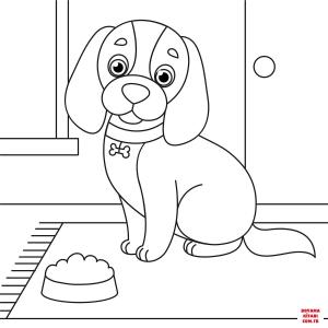 Köpek boyama sayfası, Dog coloring page, , dogs cute spaniel 