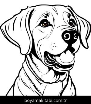 Köpek boyama sayfası, Dog coloring page, , 24)