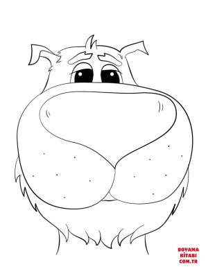Köpek boyama sayfası, Dog coloring page, , dogs cartoon dog face 