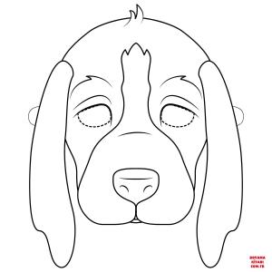 Köpek boyama sayfası, Dog coloring page, , dogs puppy mask 