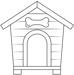 Köpek boyama sayfası, Dog coloring page, , dogs doghouse 
