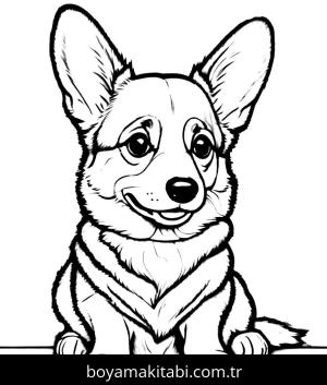 Köpek boyama sayfası, Dog coloring page, , 29)