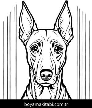 Köpek boyama sayfası, Dog coloring page, , 2)