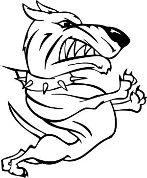 Köpek boyama sayfası, Dog coloring page, , dogs angry dog 