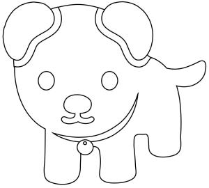 Köpek boyama sayfası, Dog coloring page, , dogs dog emoji 