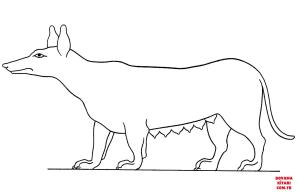 Köpek boyama sayfası, Dog coloring page, , dogs ancient egyptian dog 