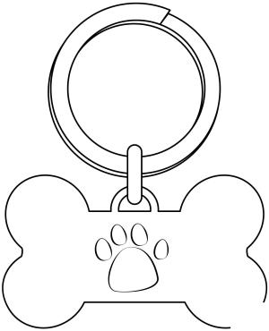 Köpek boyama sayfası, Dog coloring page, , dogs dog tag 