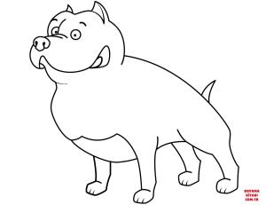 Köpek boyama sayfası, Dog coloring page, , dogs funny staffordshire terrier 