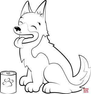 Köpek boyama sayfası, Dog coloring page, , dogs german shepherd puppy 