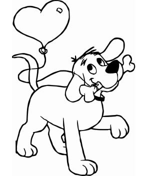 Köpek boyama sayfası, Dog coloring page, Clifford’u çiz, 