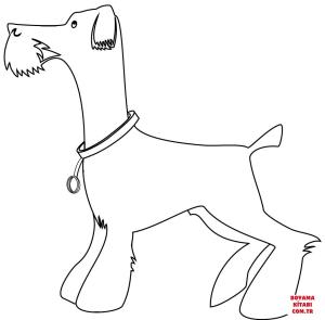 Köpek boyama sayfası, Dog coloring page, , dogs airedale terrier 